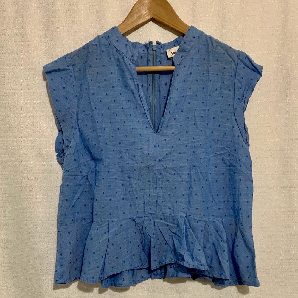 Anthropologie Peplum Blouse